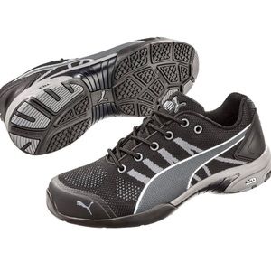 NWT Puma Women's black Celerity Knit Steel Toe Work Shoes slip resistant